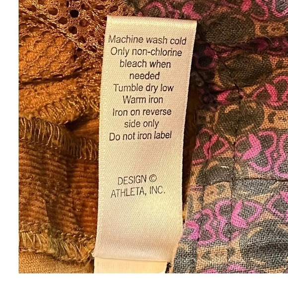 ATHLETA‎ BROWN CORDUROY WHENEVER TULIP FLARE SKIRT SIZE 2 - Picture 7 of 10